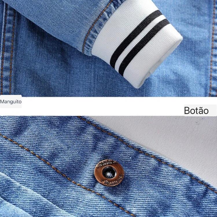 Jaqueta Masculina Jeans Slim Fit #003