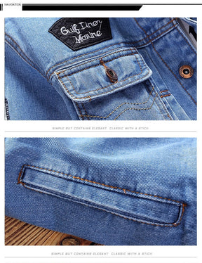 Jaqueta Masculina Jeans Slim Fit #003